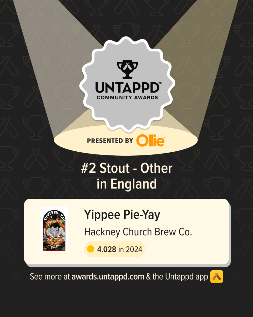 Untappd Community Awards Silver Stout